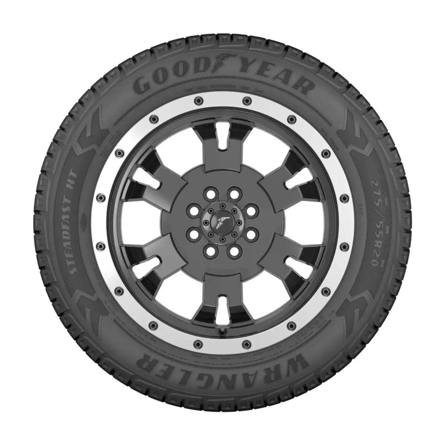 Goodyear Wrangler Steadfast HT All Season 275_50R22 115H XL Light Truck Tire - Image 2